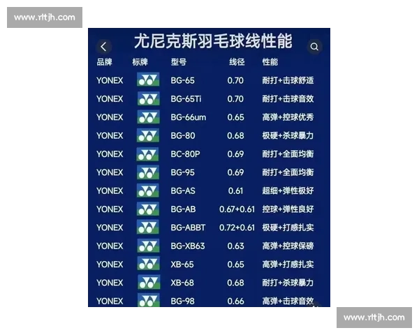 羽毛球拍线VS100性能解析与实战体验全面深度评测指南